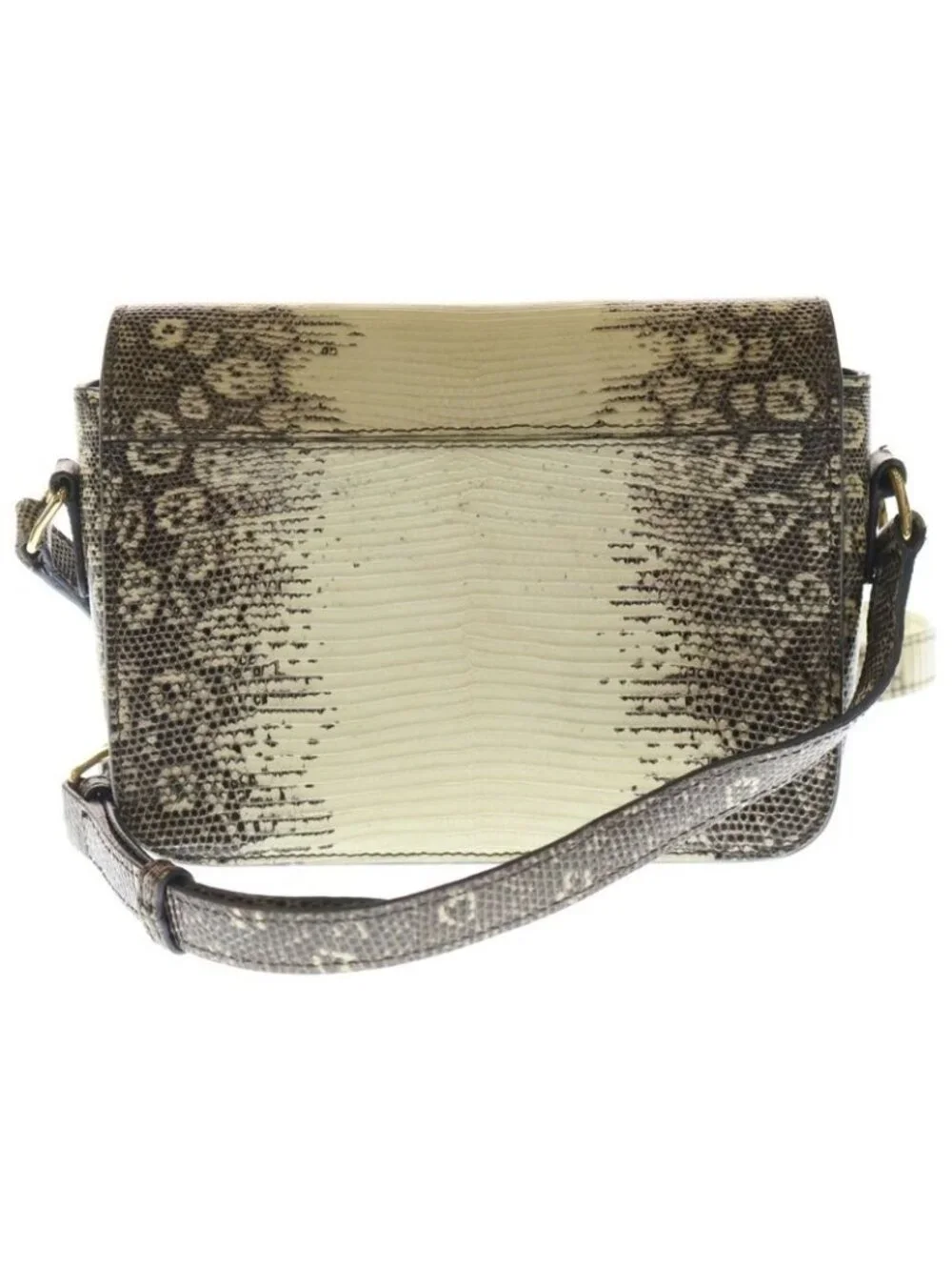 Celine Teen Triomphe Shoulder Bag White Gray Bf5 - Picture 2 of 6